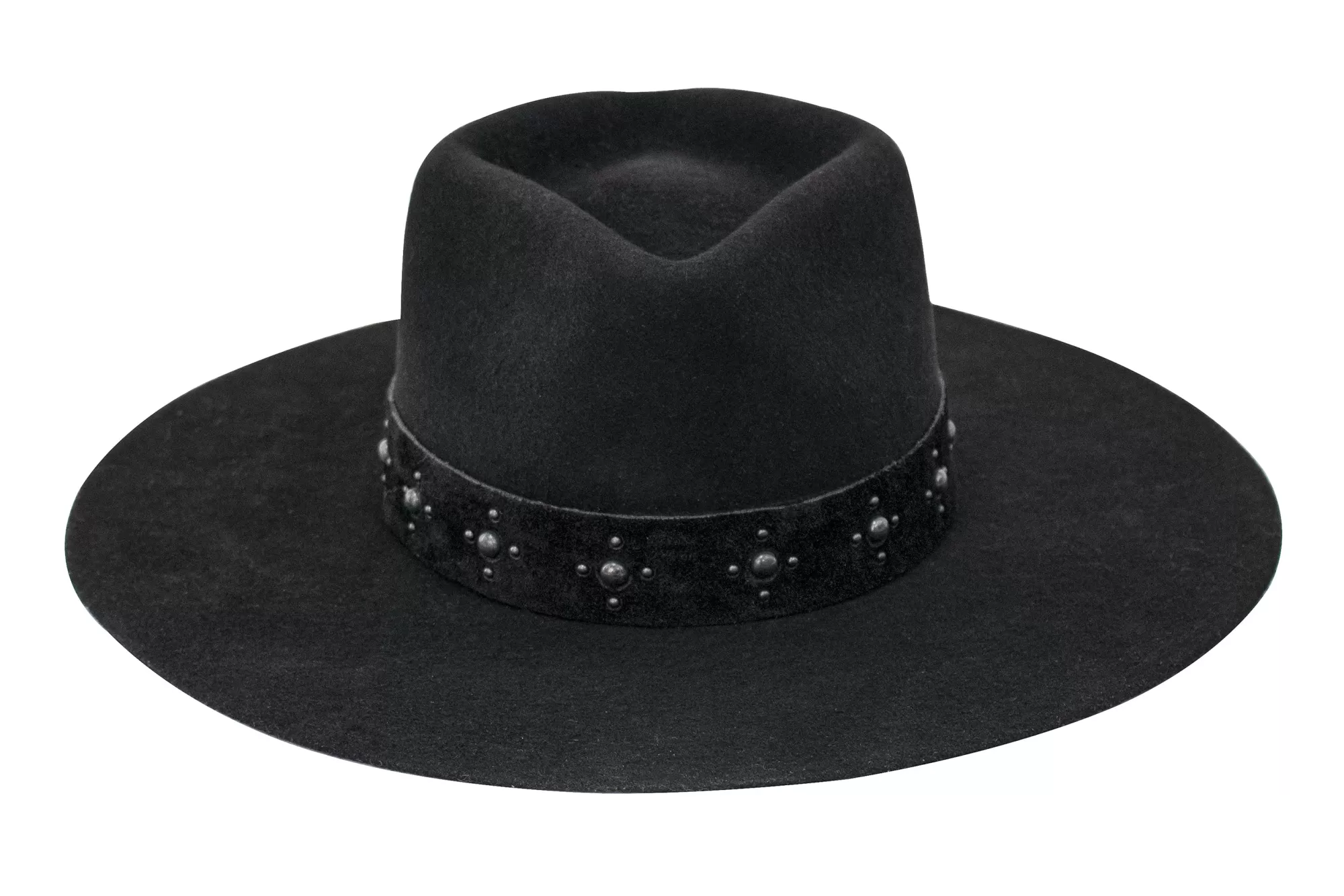 Calleen Cordero Cali Star Hat Black Wool w/ Black Art Clearance