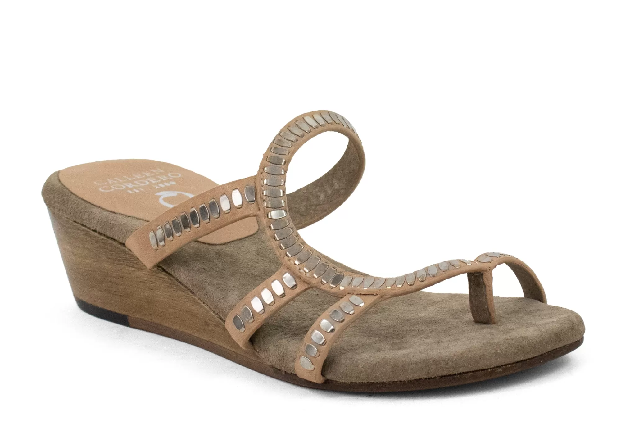 Calleen Cordero Cruz Mini Wedge Nude Aniv w/ Nickel Art Online