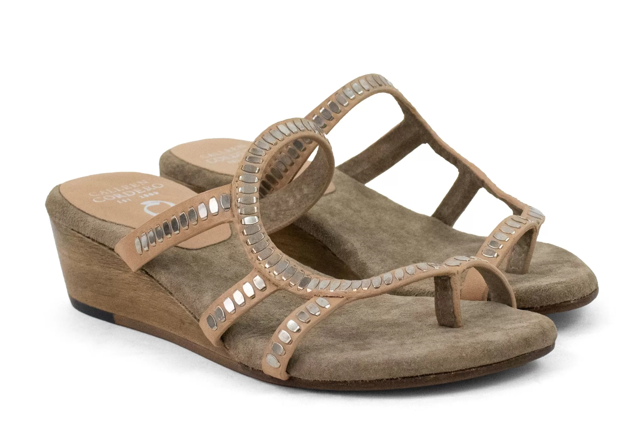 Calleen Cordero Cruz Mini Wedge Nude Aniv w/ Nickel Art Online