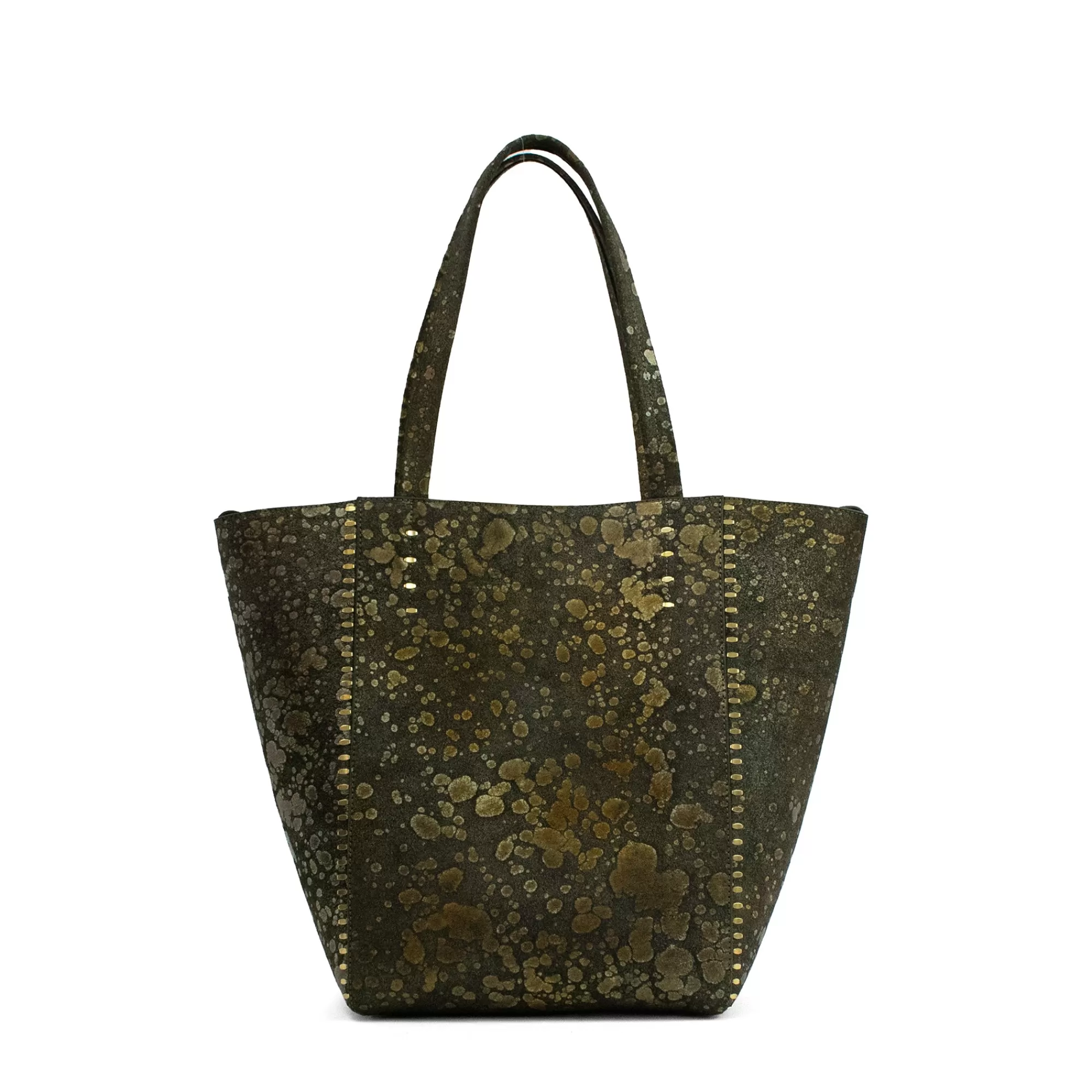 Calleen Cordero Dannita Tote "New Size" Olive Lunar w/ BrassArt Online