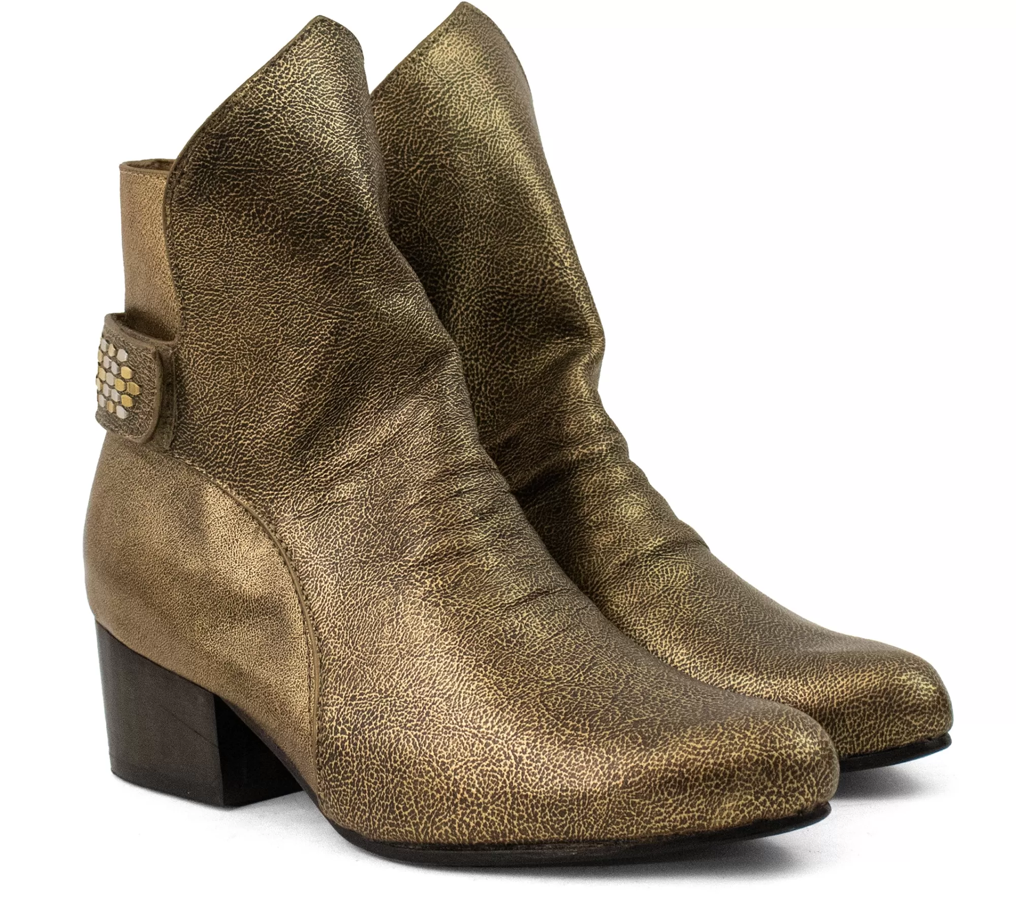 Calleen Cordero Edun Boot Light Neo Gold w/ Brass & Nickel Art Cheap