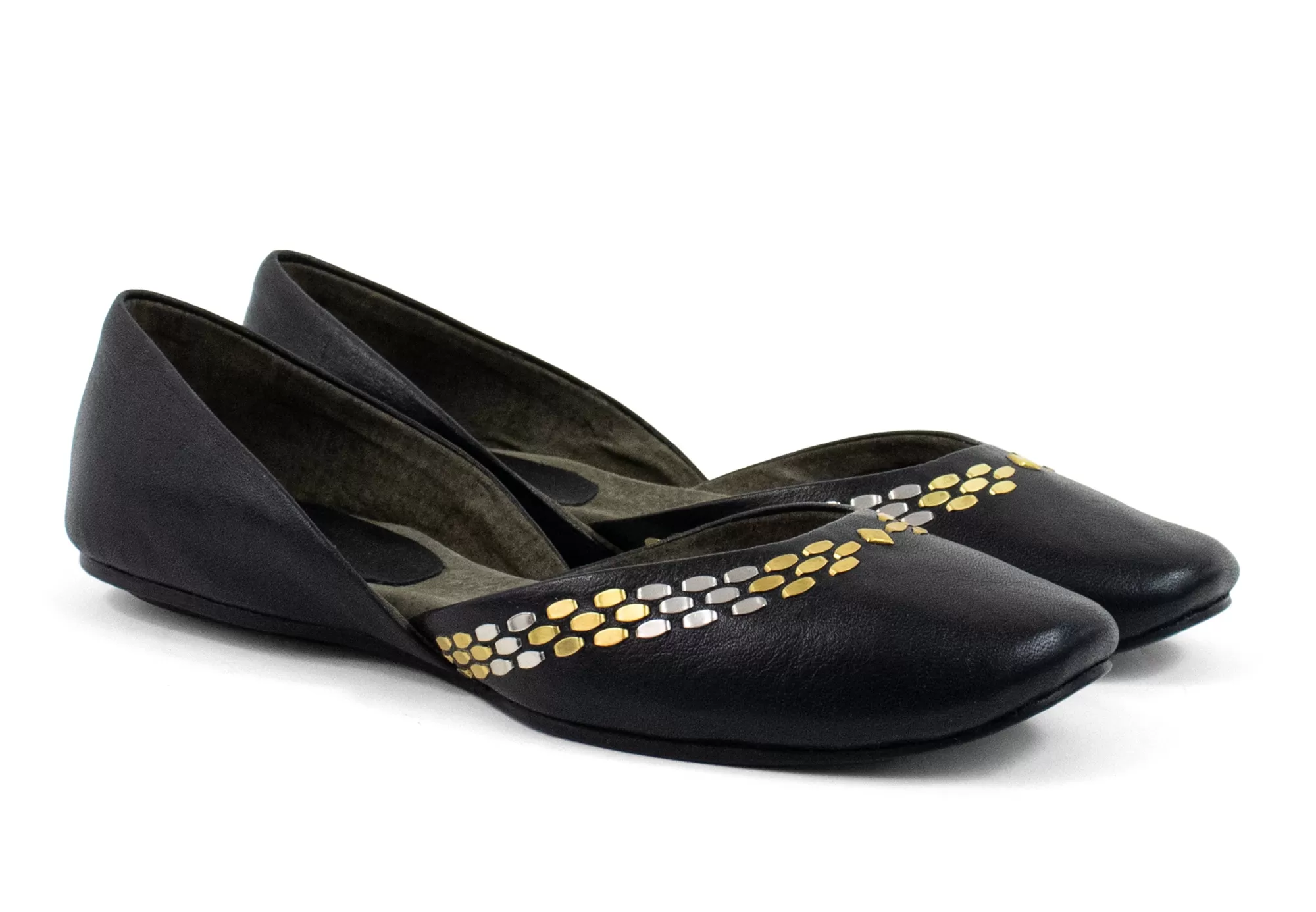 Calleen Cordero Grace Flat Black Blemont w/ Brass & Nickel Clearance