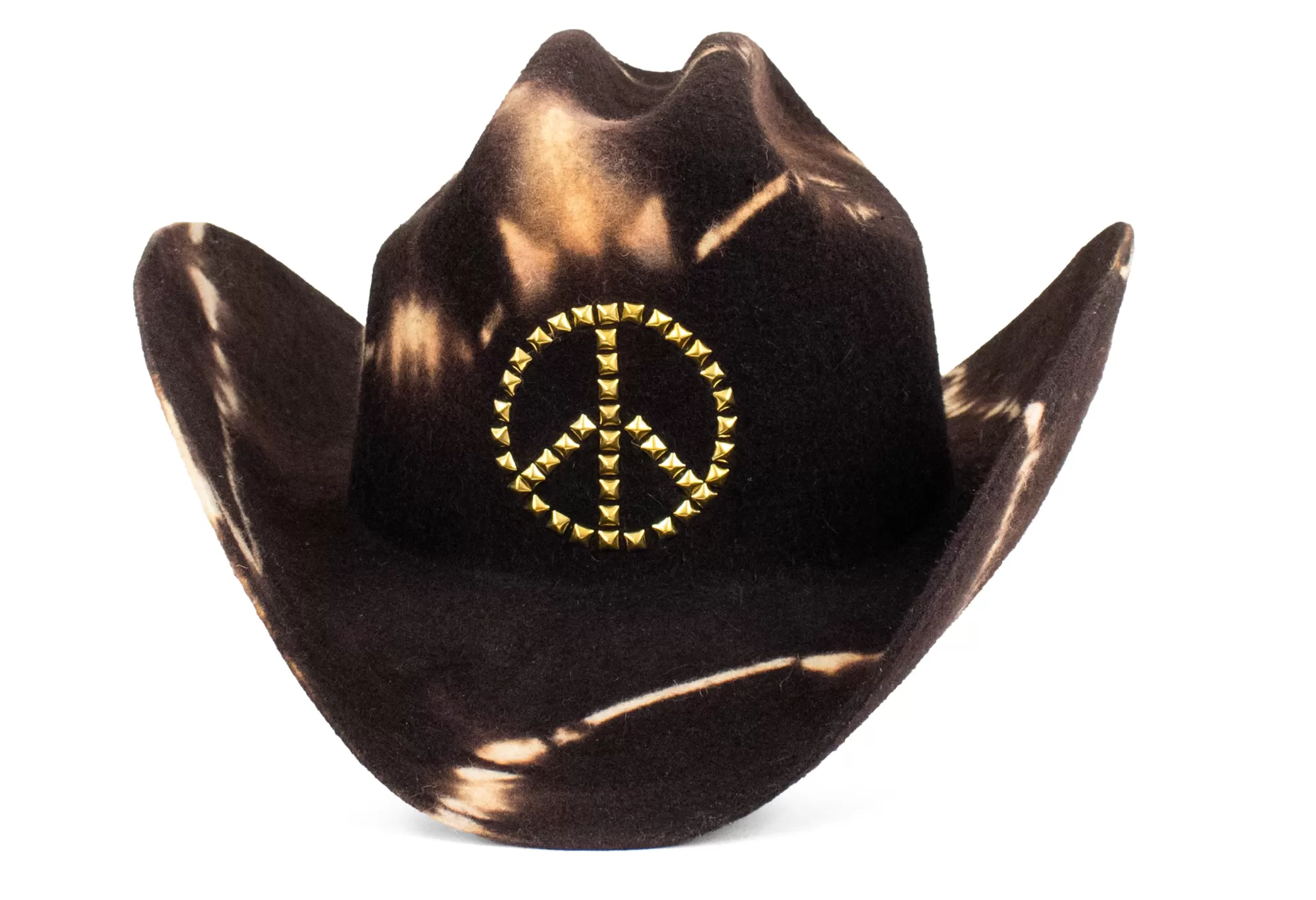 Calleen Cordero Jaci Peace Hat Brown Multi Tie-Dye w/ Brass Art Online