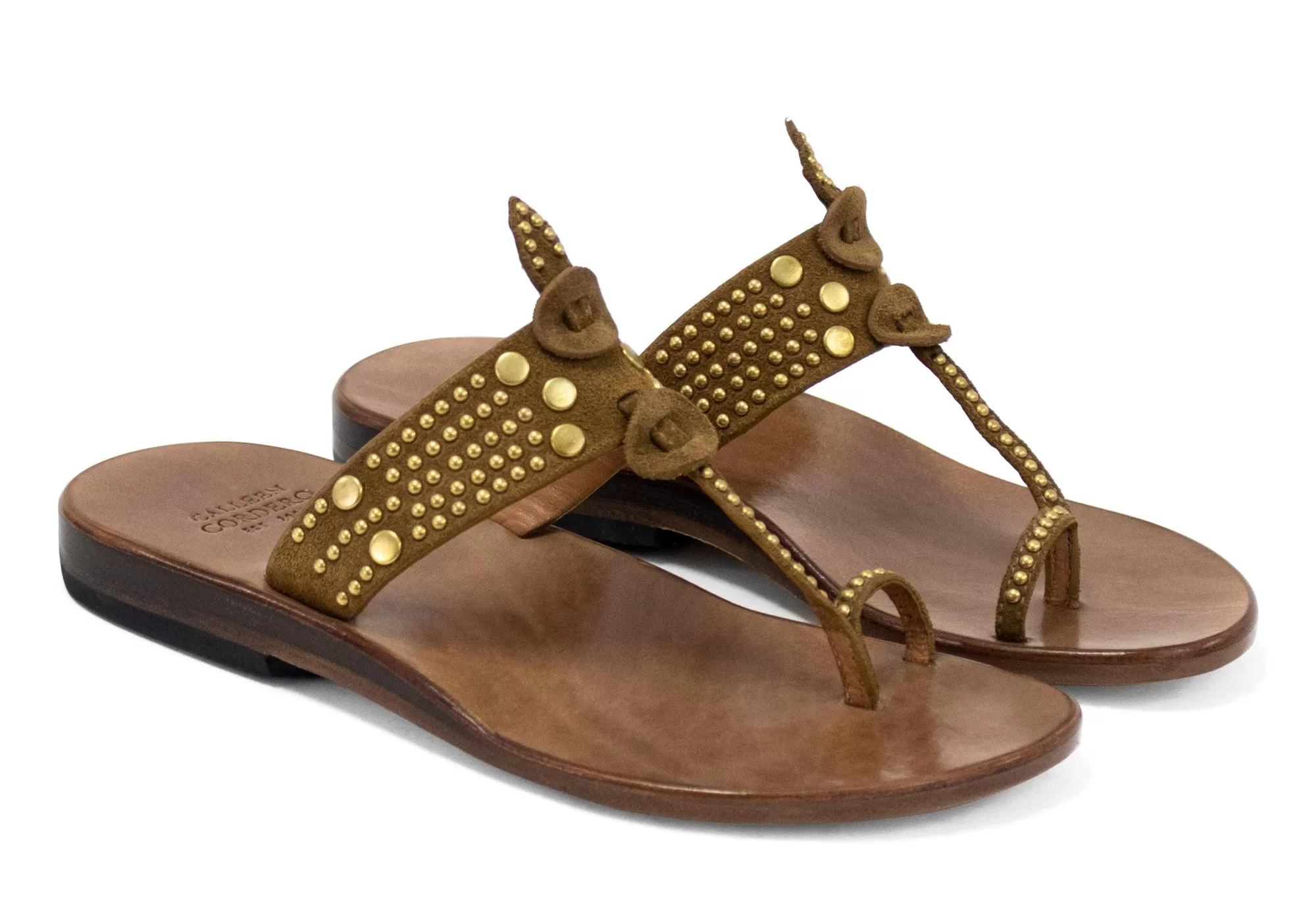 Calleen Cordero Karma Sandal Desert Sand w/ Brass Art Outlet