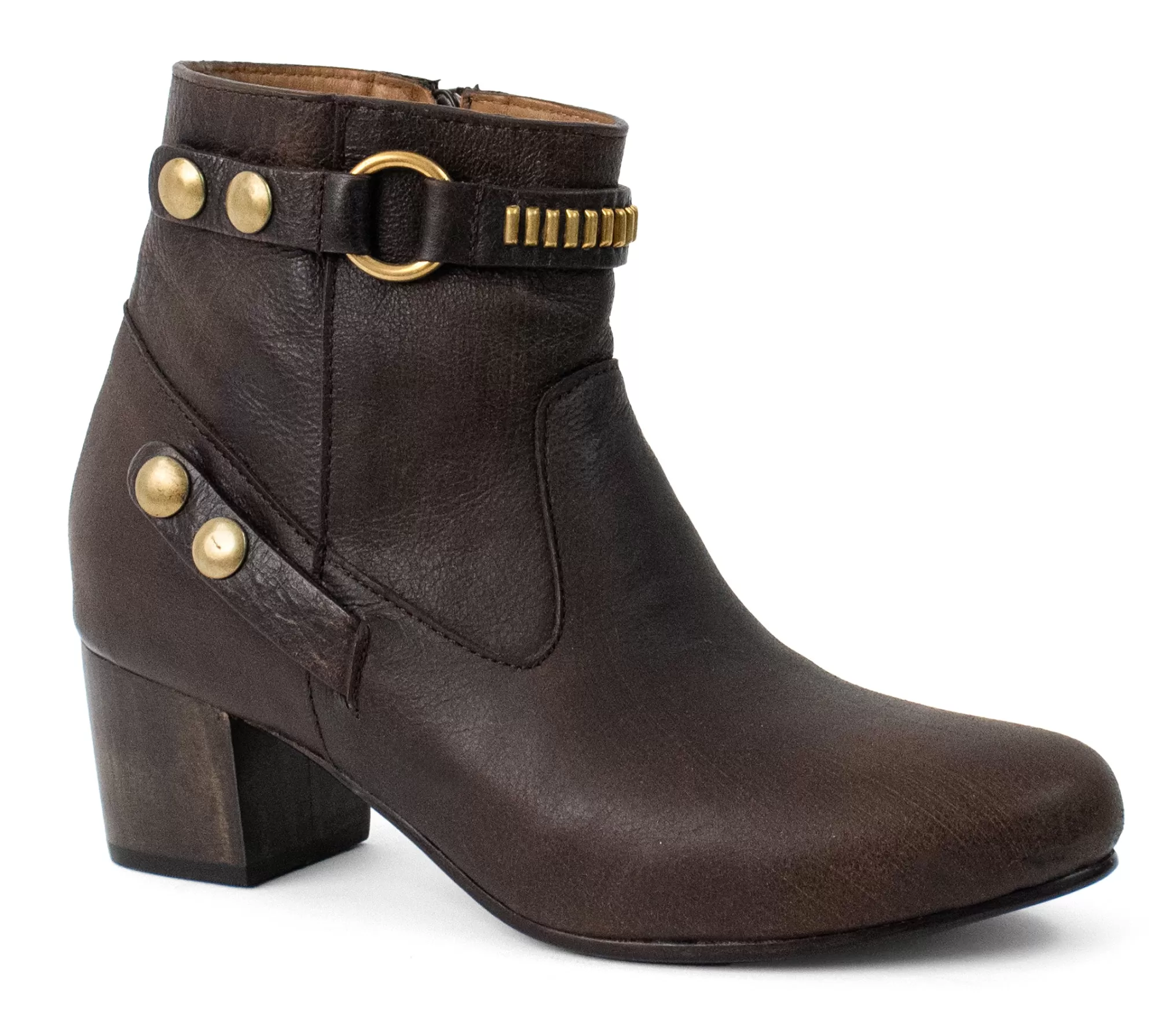 Calleen Cordero Reeza Boot Brown Polo w/ Brass Art Outlet