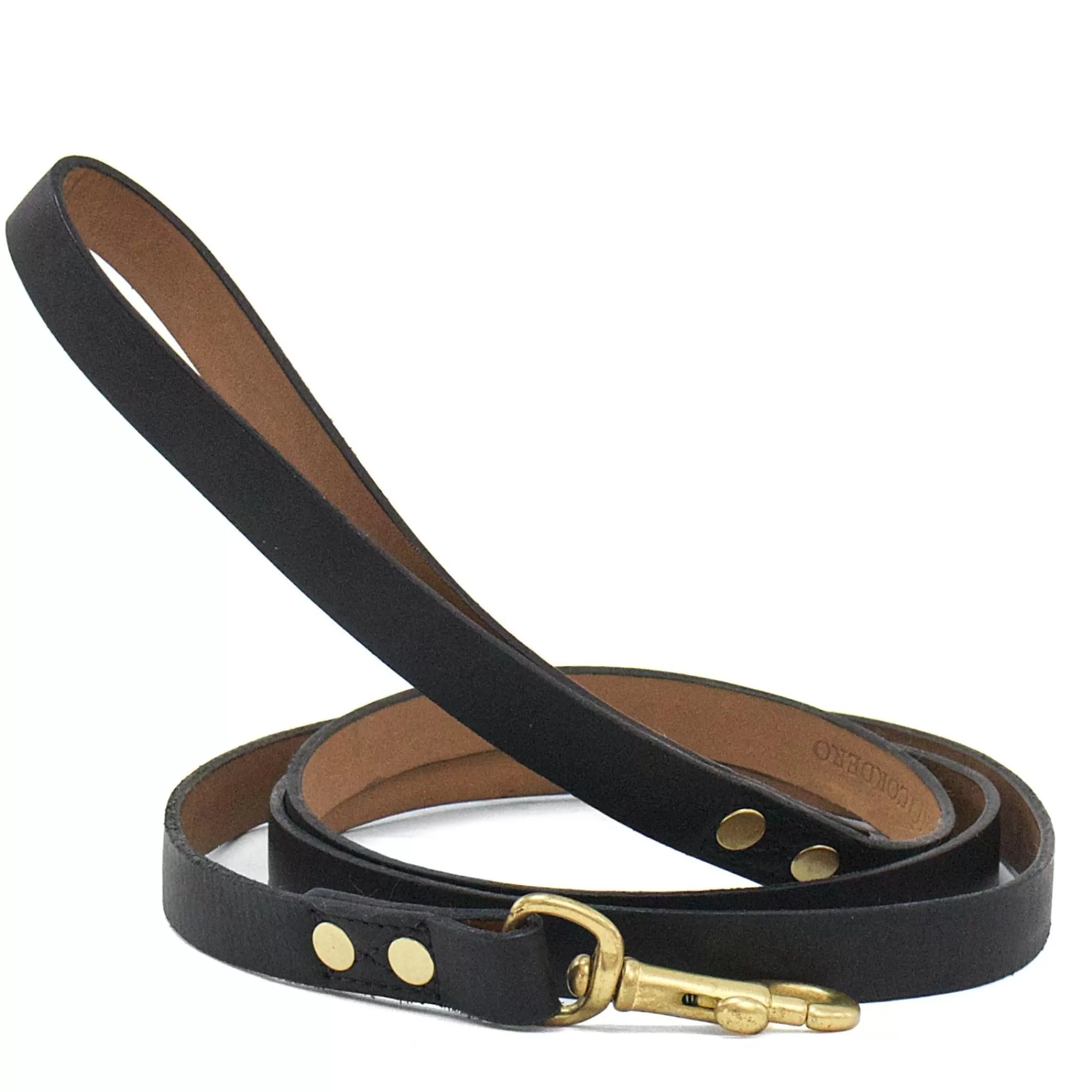 Calleen Cordero Simple Dog Leash - Black Leather Store