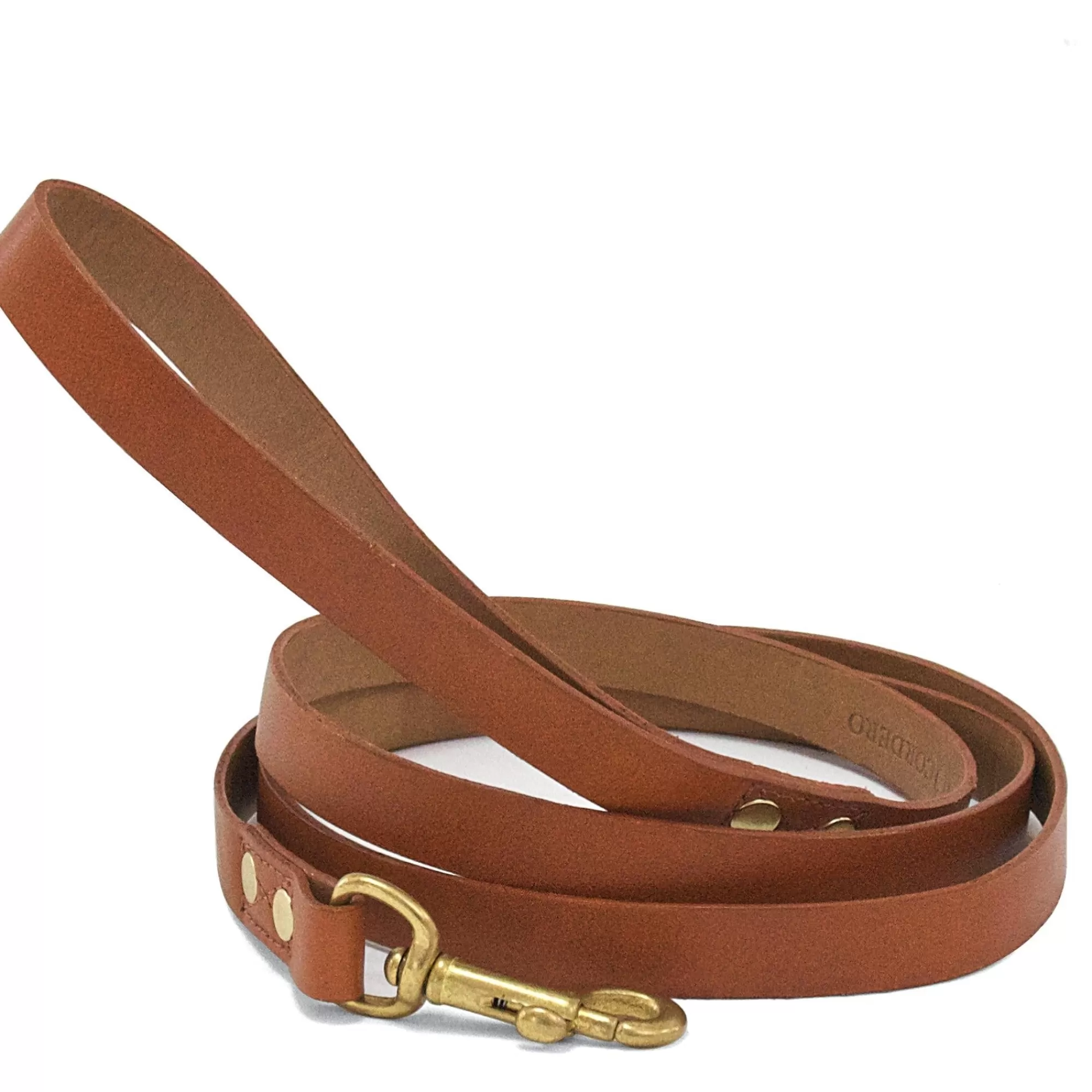 Calleen Cordero Simple Dog Leash - Tan Leather Cheap