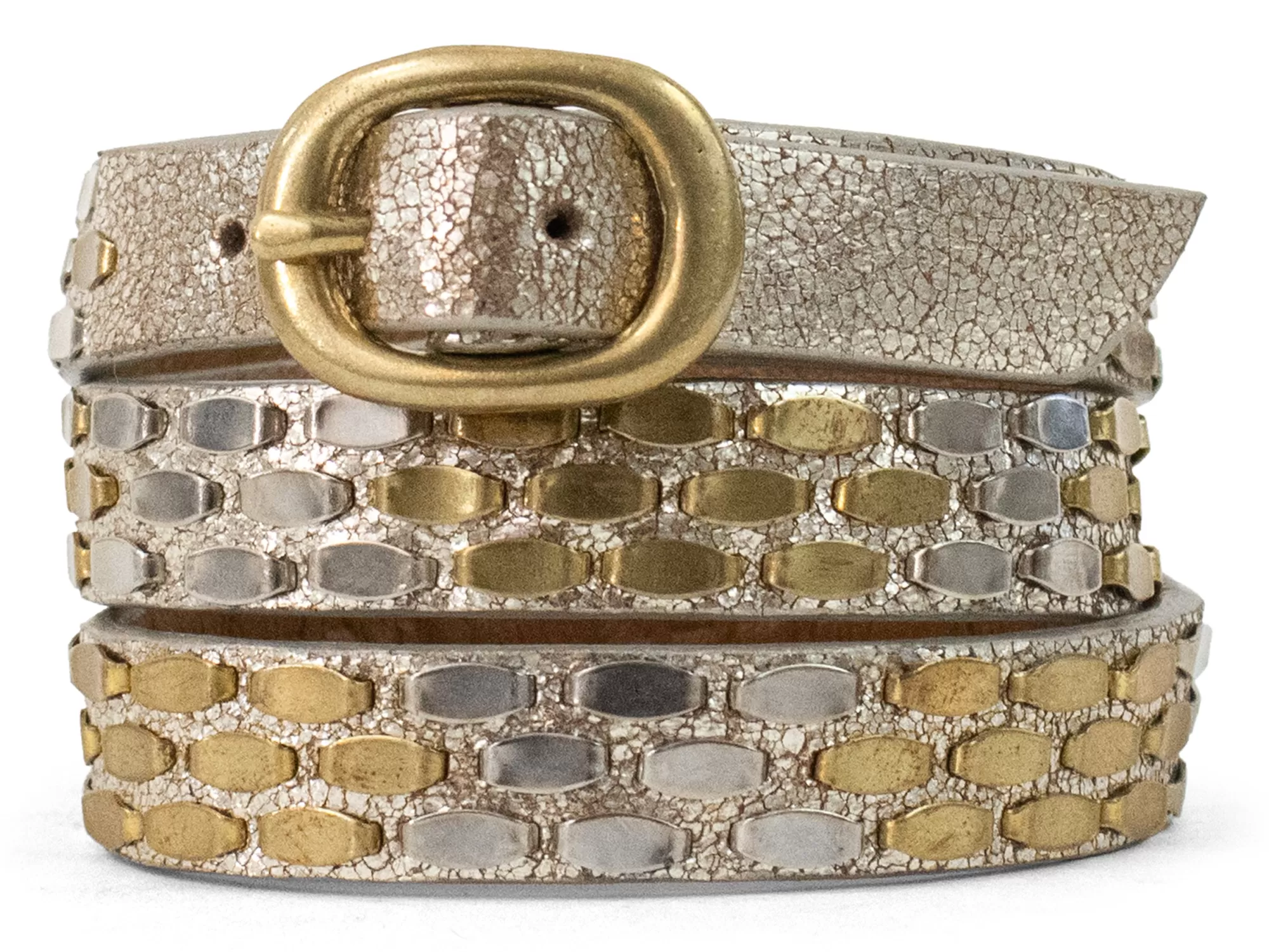 Calleen Cordero Snake .5" Triple Wrap Bracelet Cheap