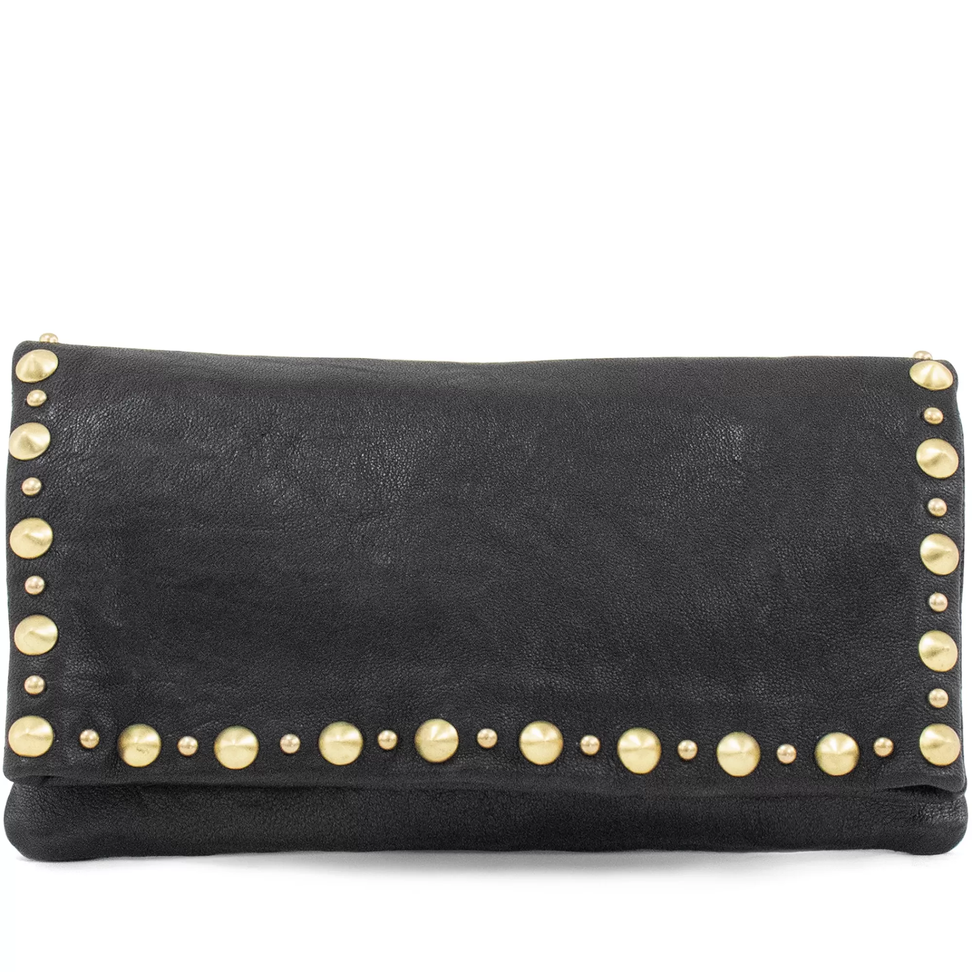 Calleen Cordero Sula Nico Clutch Black Borello w/ Brass Art Store